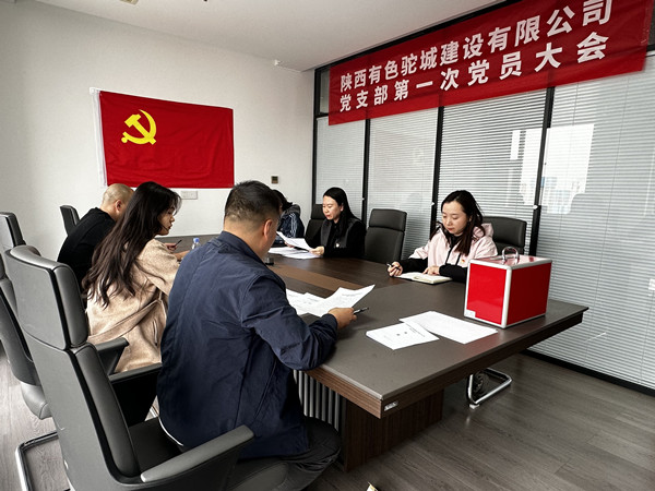 凝心聚力啟新程，有色駝城黨支部正式成立！